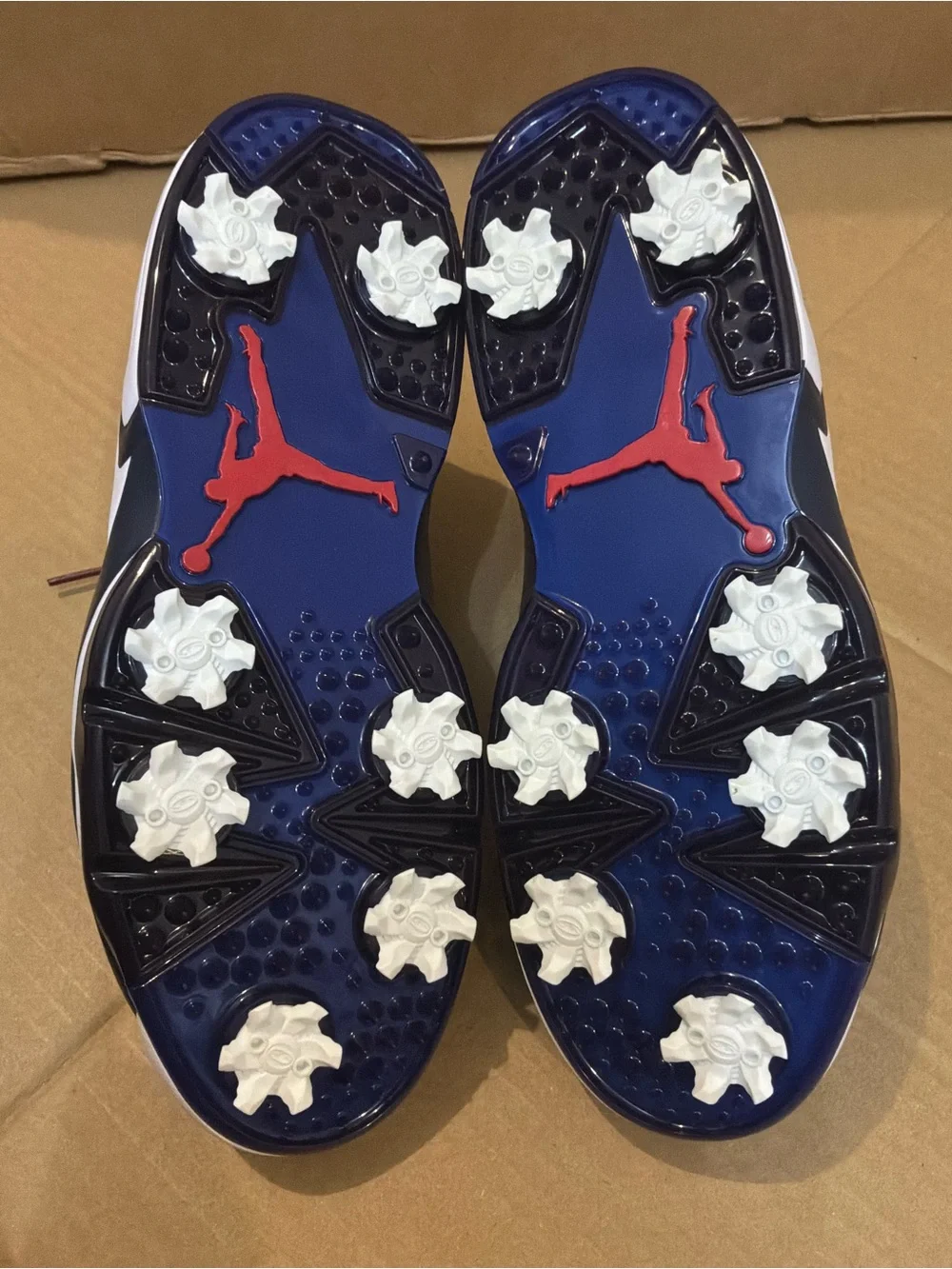 New Nike Air Jordan 6 Retro Golf Navy White Men's Size 5